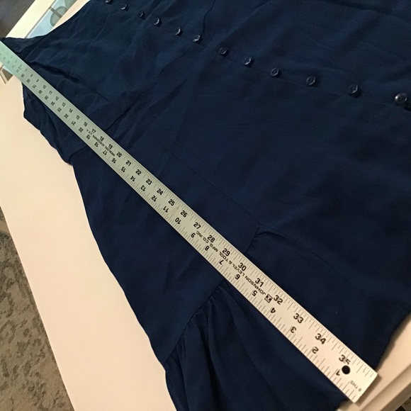 Dress Junior’s Large Halter Navy NWT $64 GB - Picture 11 of 11